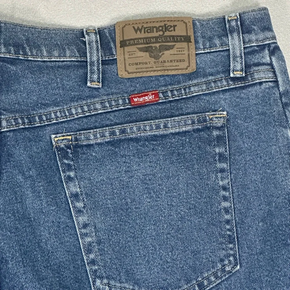 Wrangler Premium Quality‎ Mens Straight Leg Jeans Blue 38x30 1096FXVDB